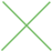 Green X icon